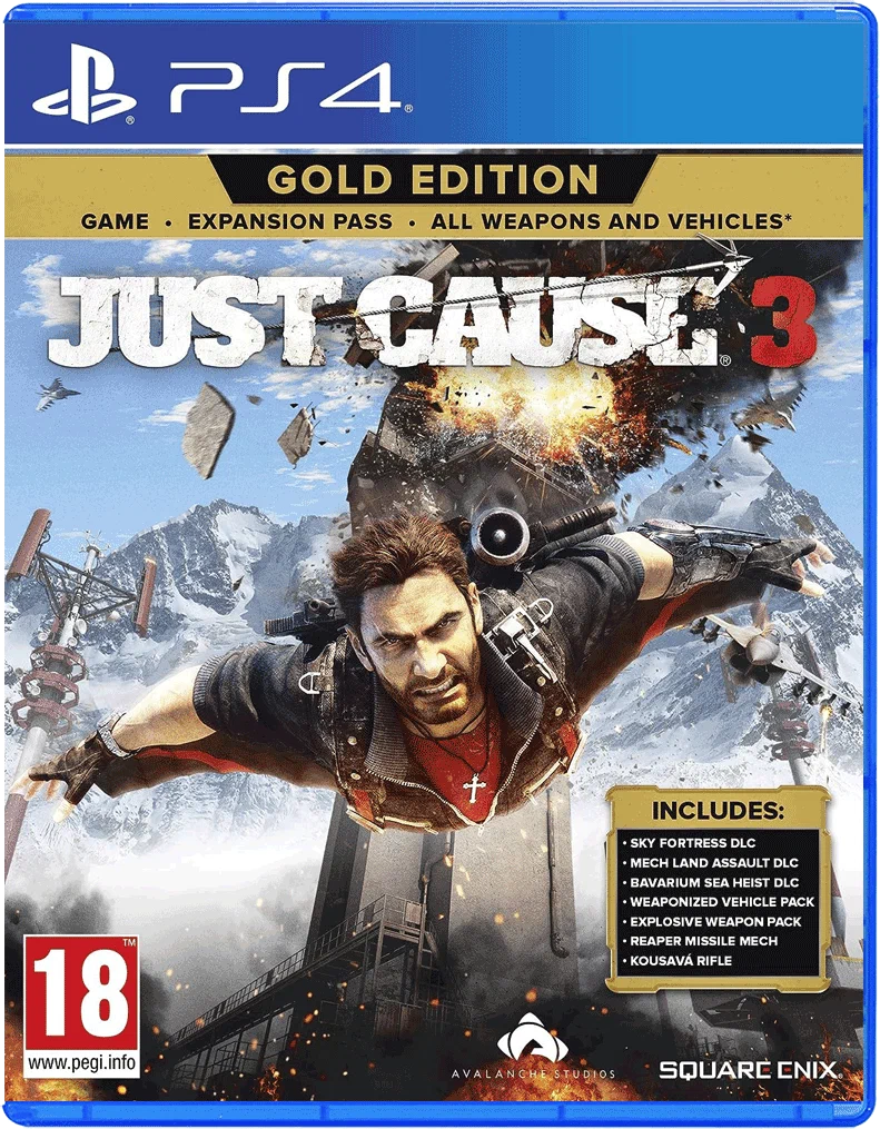 Игра Square Enix Just Cause 3. Gold Edition для PS4