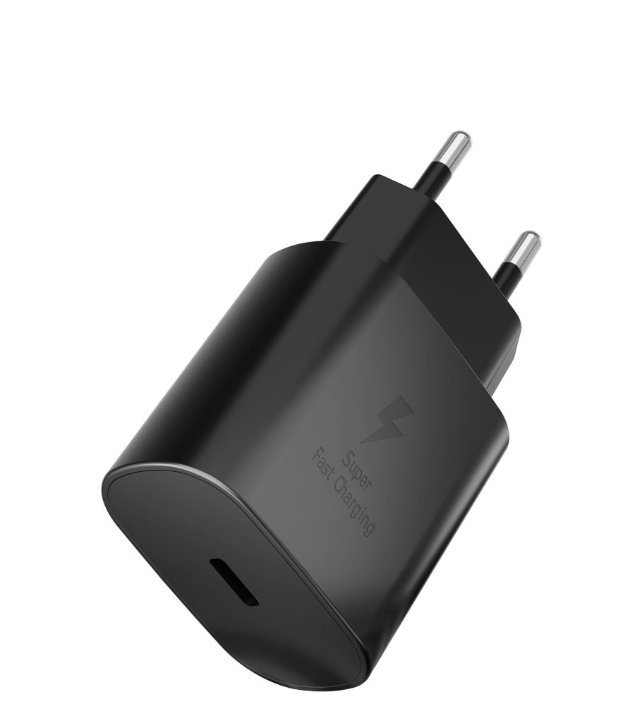Сетевое зарядное устройство VLP 25Вт USB-C PD PPS, черный