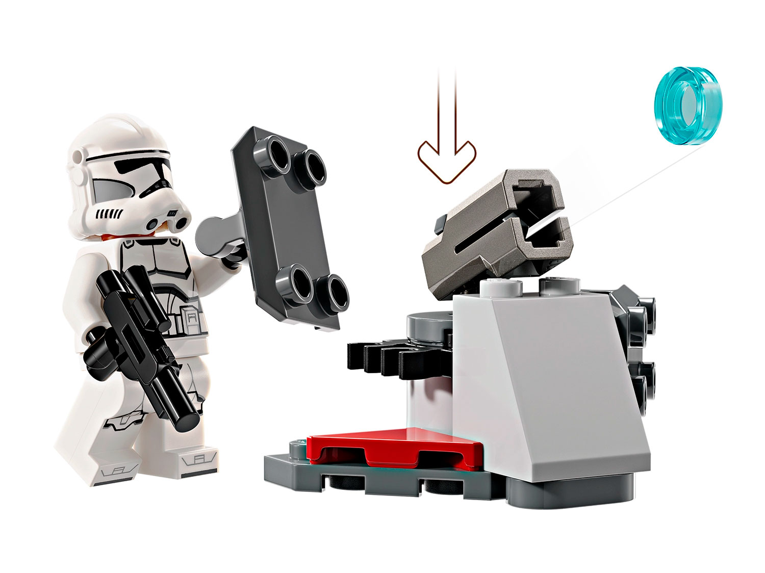 Купить Конструктор LEGO Star Wars 75372 Боевой набор солдат клонов и