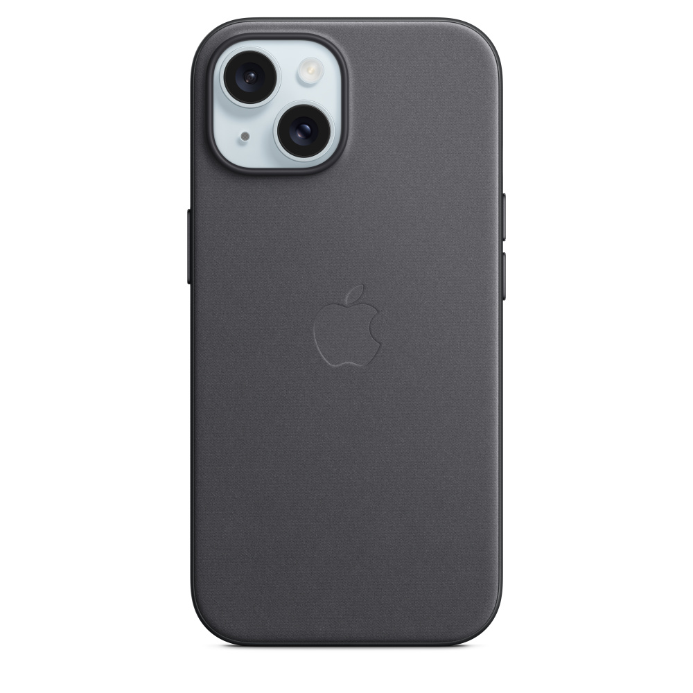 Чехол iPhone 15 FineWoven Case с MagSafe, Black (MT393)