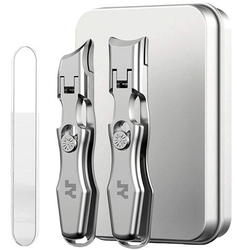Маникюрный набор Xiaomi Jingyan Large Opening Nail Clipper Nail File Set, серебристый (JZ01H)