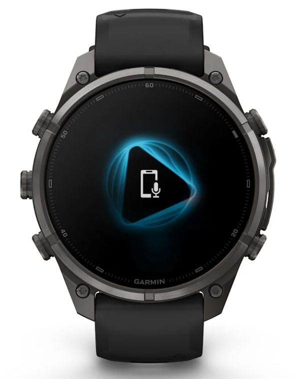 Garmin Fenix 9 Pro 47мм inReach, Carbon Gray DLC Titanium with Black/Pebble Grey Silicone Band