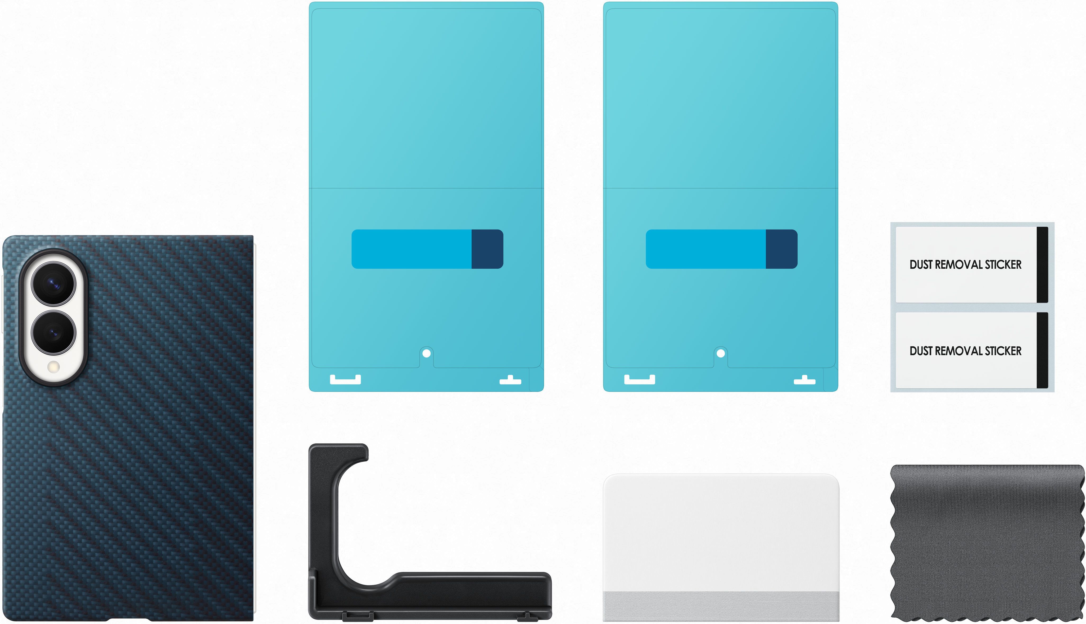 Samsung Carbon Magnet Case Galaxy Z Fold8, тёмно-синий