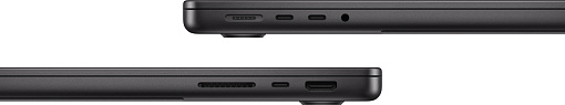 Ноутбук  Apple MacBook Pro 14" (2024) (M4 Max 16C CPU, 40C GPU) Nano-Texture Glass, 64 ГБ, 2 ТБ SSD, чёрный космос Z1FG000KD