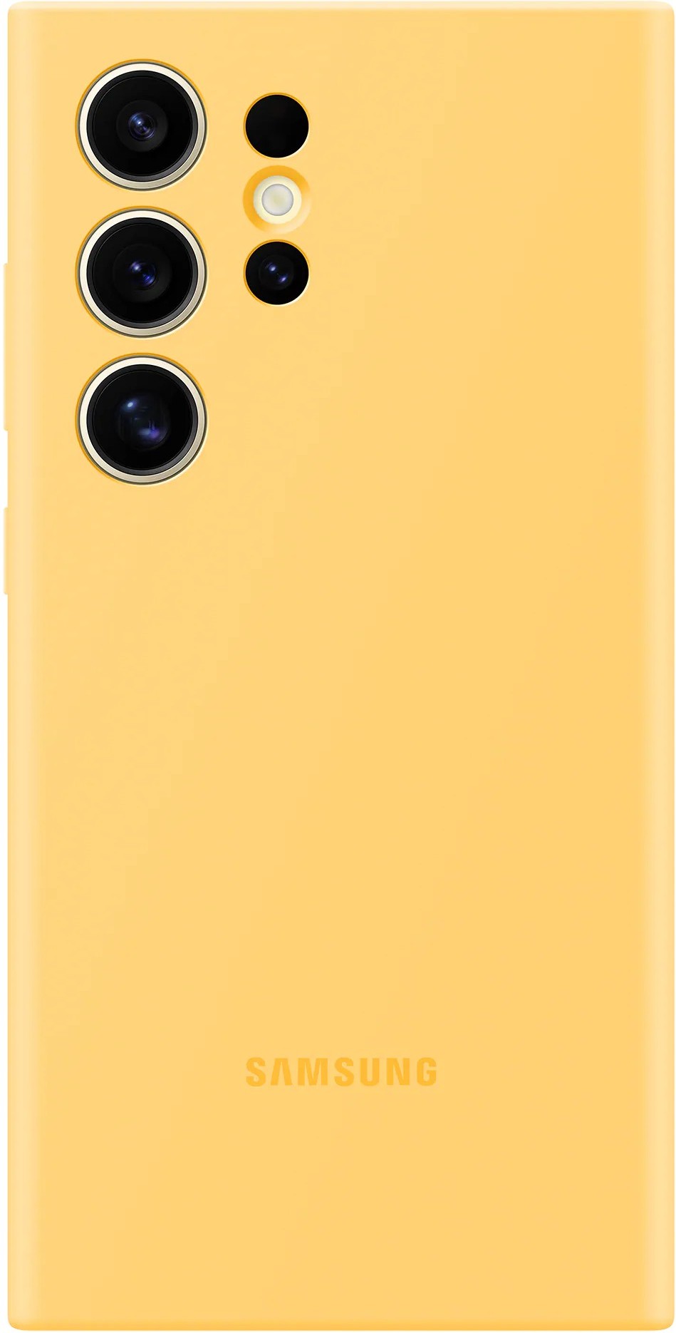 Чехол Samsung Silicone Case Samsung Galaxy S24 Ultra, желтый (EF-PS928TYEGRU)