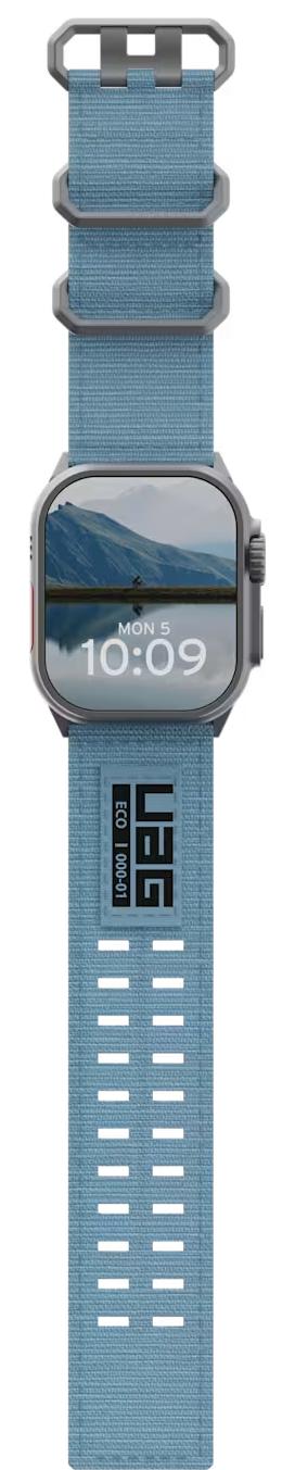 Ремешок UAG Metropolis Strap для Apple Watch 49/46/45/44/42, голубой (Cloud Blue) (194159114151)