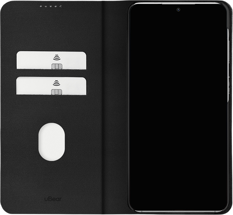 Чехол-книжка uBear Memo Case для Samsung Galaxy S26 Plus, черный (CS645BL67MM-SS26M)