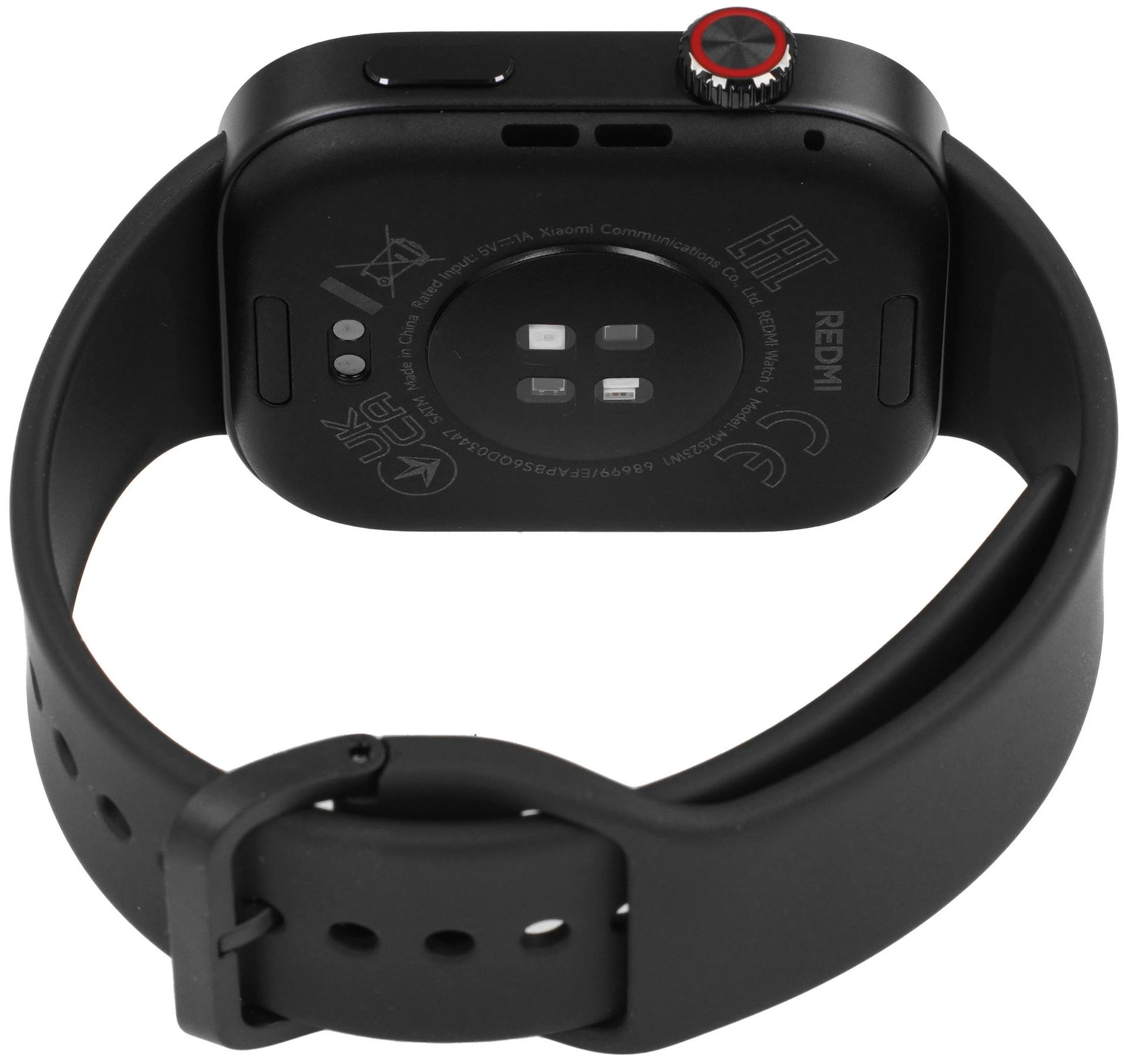 Смарт-часы Xiaomi Redmi Watch 6, черный (Obsidian Black)