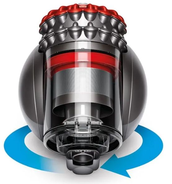 Dyson Big Ball Vacuum Cleaner CY23, Silver/Red (492954-01)