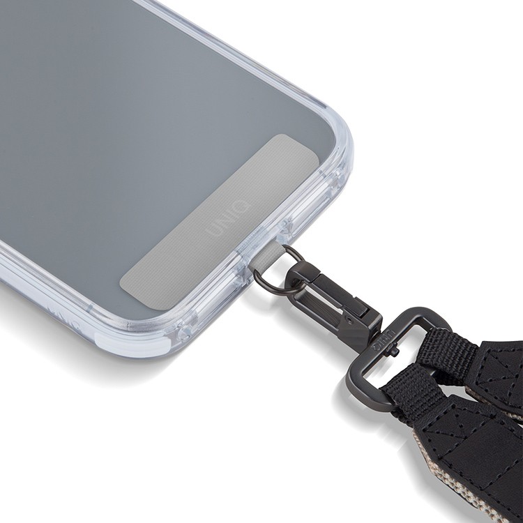 Ремешок на шею/руку Uniq Vista 2-in-1 Lanyard and Handstrap, Black (VISTA2IN1-MBLK)