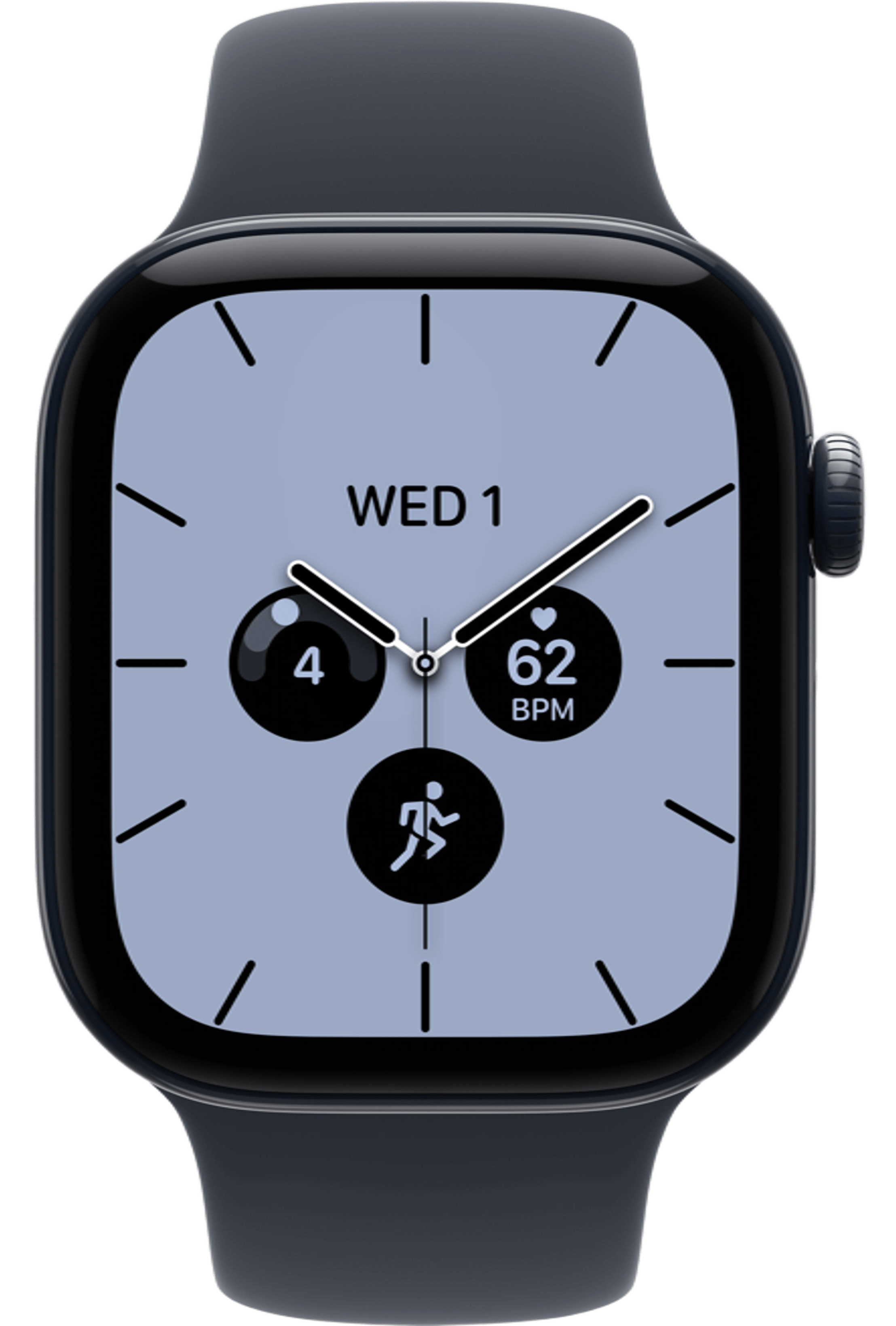 Apple Watch Series 12 46mm Night Blue Ceramic Case with Sport Band Navy Blue