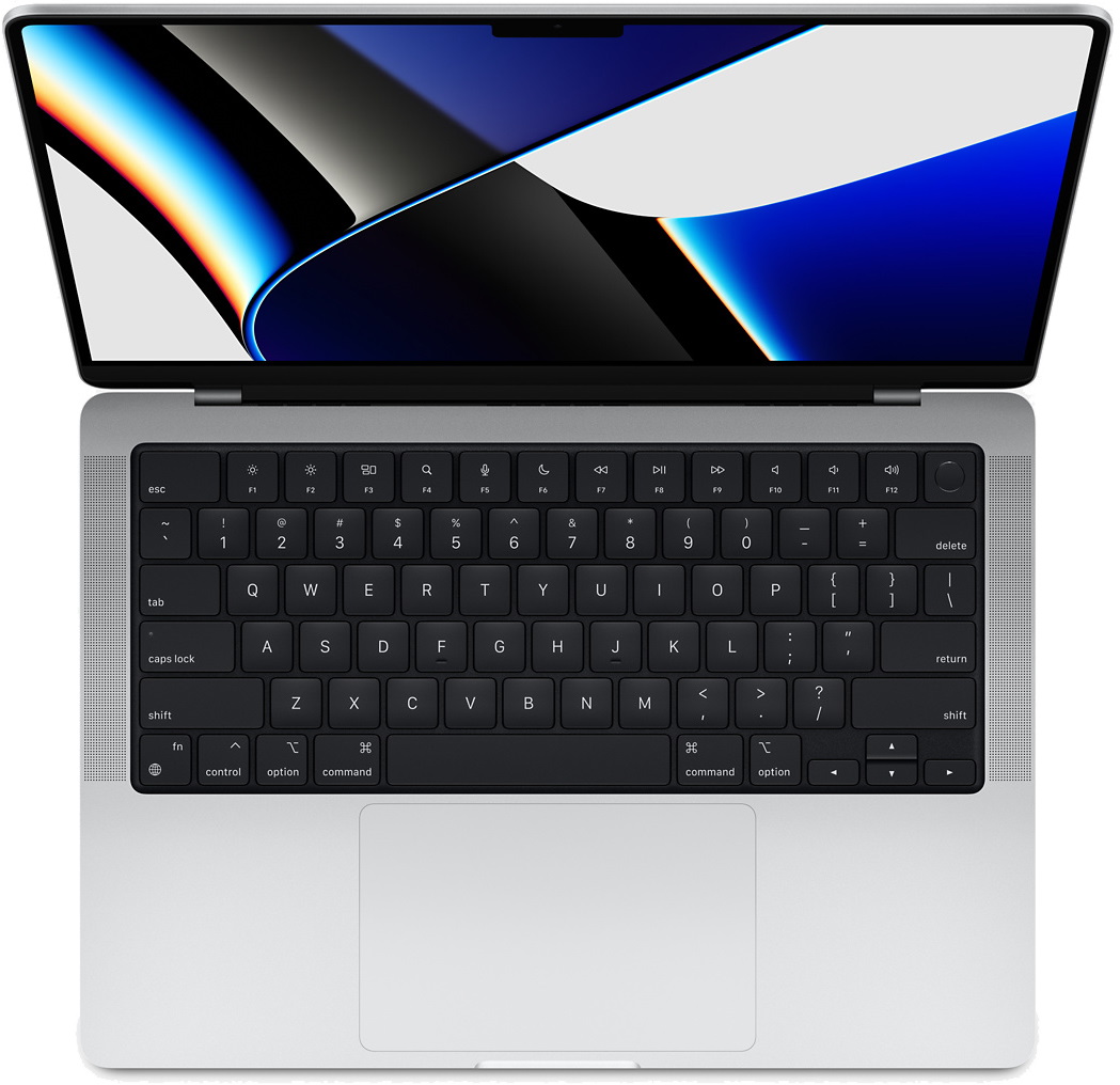 Apple MacBook Pro 14" (M1 Pro, 10C/16C), 16 Гб, 1 Тб, серебристый