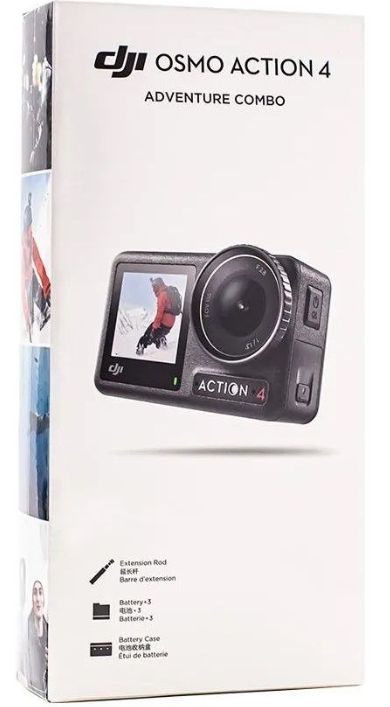 DJI Osmo Action 4 Adventure Combo, черный