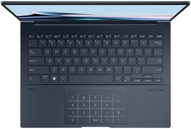 ASUS Zenbook 14 UX3405CA-ST1353 14" (Intel Core Ultra 7 255H, Intel Arc Graphics) 32ГБ, 1ТБ SSD, noOS, синий (90NB14W1-M01ZR0)