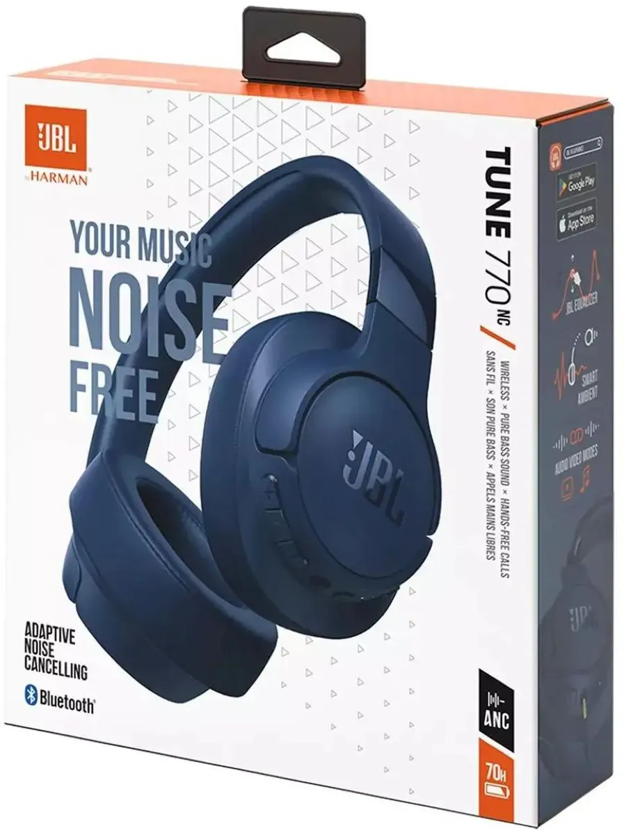 JBL Tune 770NC, синий