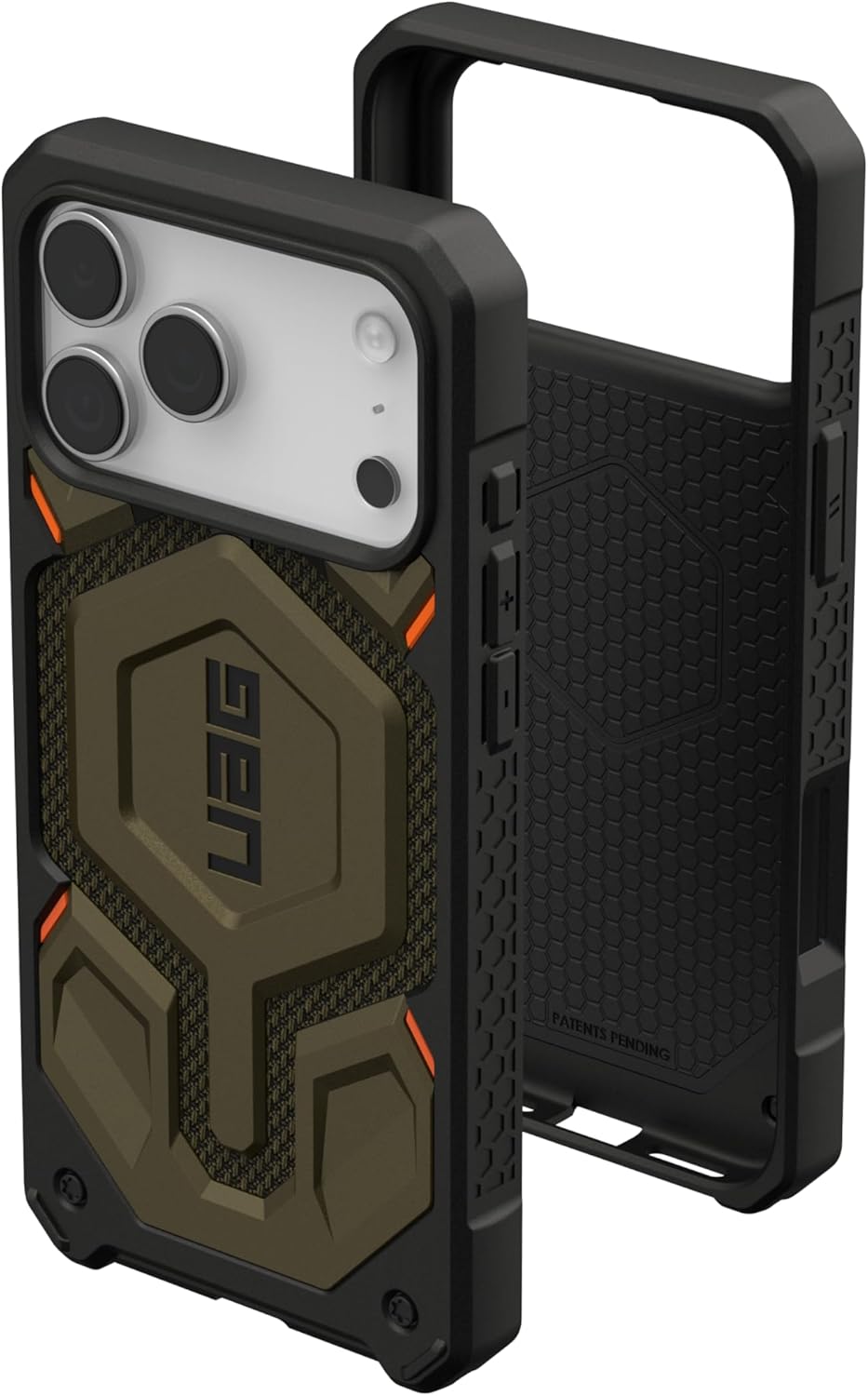 Чехол UAG Monarch Pro с MagSafe для iPhone 17 Pro Max, зеленый (Kevlar Element Green) 11451411397B