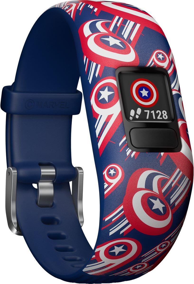 Фитнес-браслет детский Garmin Vivofit Jr 2, Captain America Band (010-01909-12)