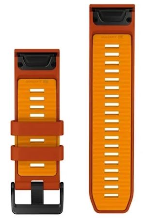Garmin QuickFit 26 мм Watch Bands, Autumn Orange/Spark Orange Silicone Band
