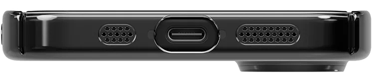 Чехол Uniq AirSuit с MagSafe для iPhone 17, прозрачный черный (IP6.3(2025)-ASMGSMK)