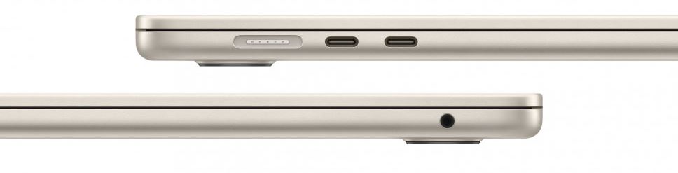 Apple MacBook Air 15 (M5, 10C CPU/10C GPU, 2026), 32 ГБ, 1ТБ SSD, Starlight (Z1LT000R)