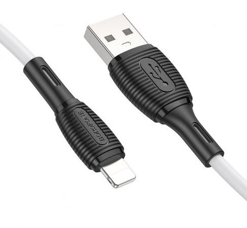 Borofone USB-Lightning 1м BX86, белый