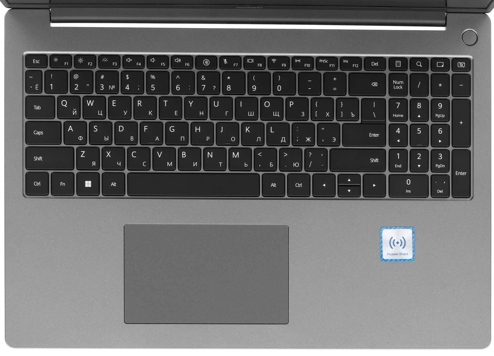 Ноутбук Huawei MateBook D 16 2024 MCLG-X (Intel Core i9-13900H, Intel Iris Xe Graphics) 16ГБ, 1024ГБ, noOS, серый (53014HYG)