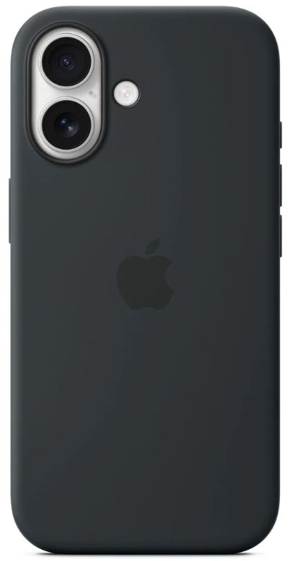 Apple Silicone Case с MagSafe для iPhone 17, черный (Black) MGF14FE/A