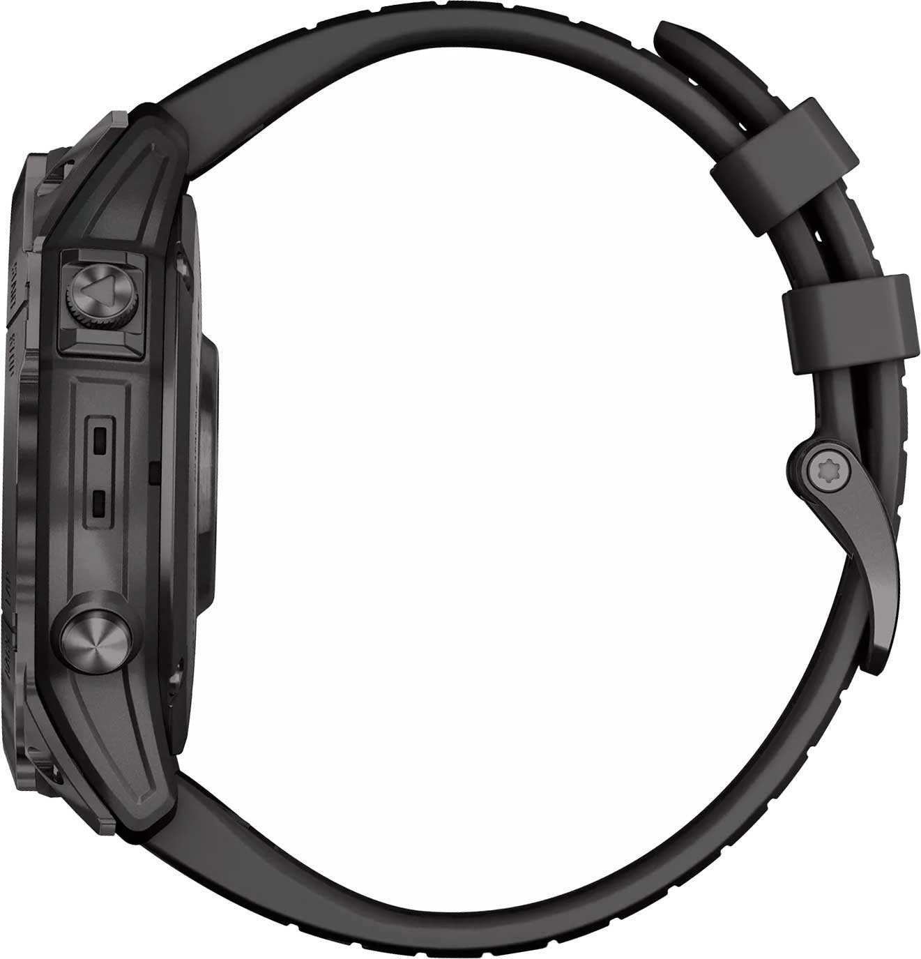 Garmin EPIX Pro (Gen 2) 51mm, Sapphire Edition, Carbon Gray DLC Titanium with Black Band (010-02804-00)