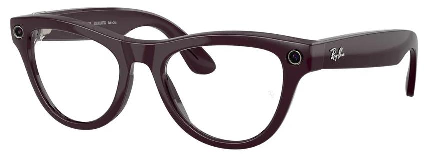 Умные очки Ray-Ban Meta Skyler (Gen2) RW4014 S52 (M), Shiny Mystic Violet /Transitions Amethyst (6701CH52)
