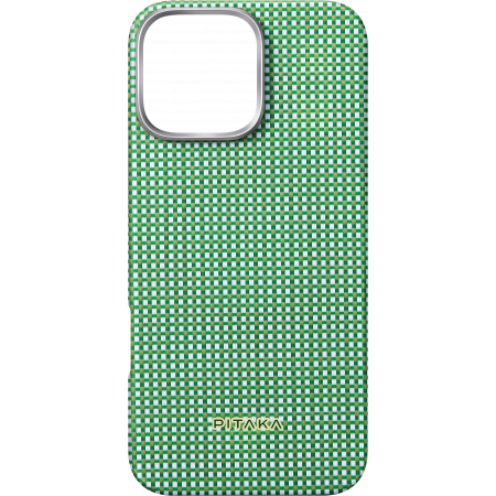 Чехол PITAKA Ultra-Slim Case для iPhone 16 Pro Max, зеленый (KI1602PFOR)