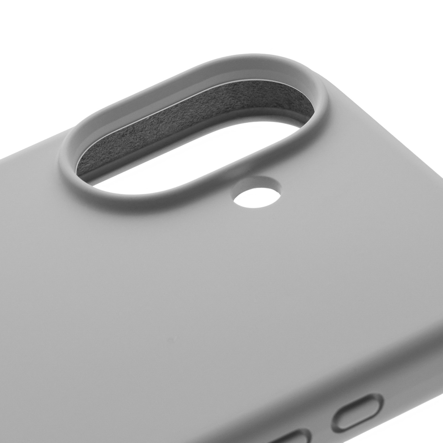 Чехол uBear Touch Mag Case с MagSafe для iPhone 17 (силикон, софт-тач), светло-серый (CS541LG63TH-I25M)