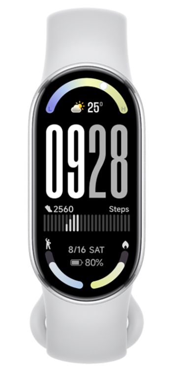 Xiaomi Smart Band 10, серебристый (Glacier Silver)