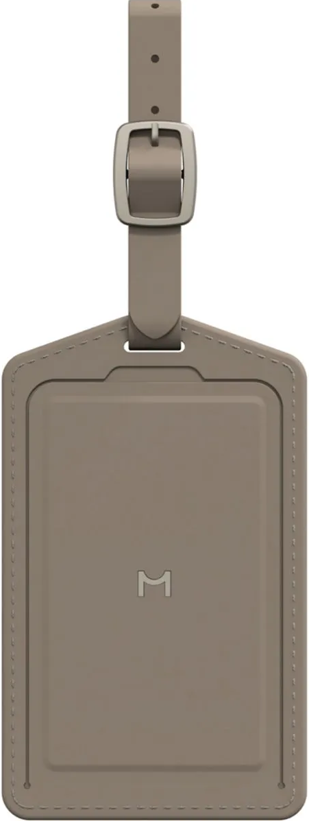 Багажная бирка на чемодан Magssory Ultima Geo Luggage Tag с поддержкой Find My, латте (ACL004)