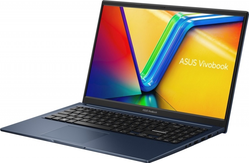Ноутбук Asus Vivobook 15 X1504VA-BQ4055 15.6" (Intel Core 5 120U, Intel Graphics) 16ГБ, 512ГБ SSD, noOS, синий (90NB13Y1-M01PX0)