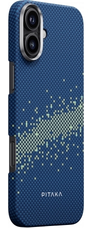 Чехол PITAKA StarPeak Tactile Woven case для iPhone 16, Milky Way Galaxy (KI1601MYG)