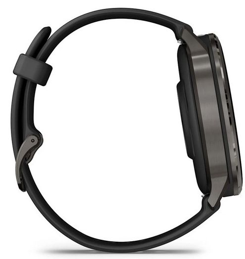 Garmin Venu 4 45mm Slate with Black Silicone Band (010-03014-00)
