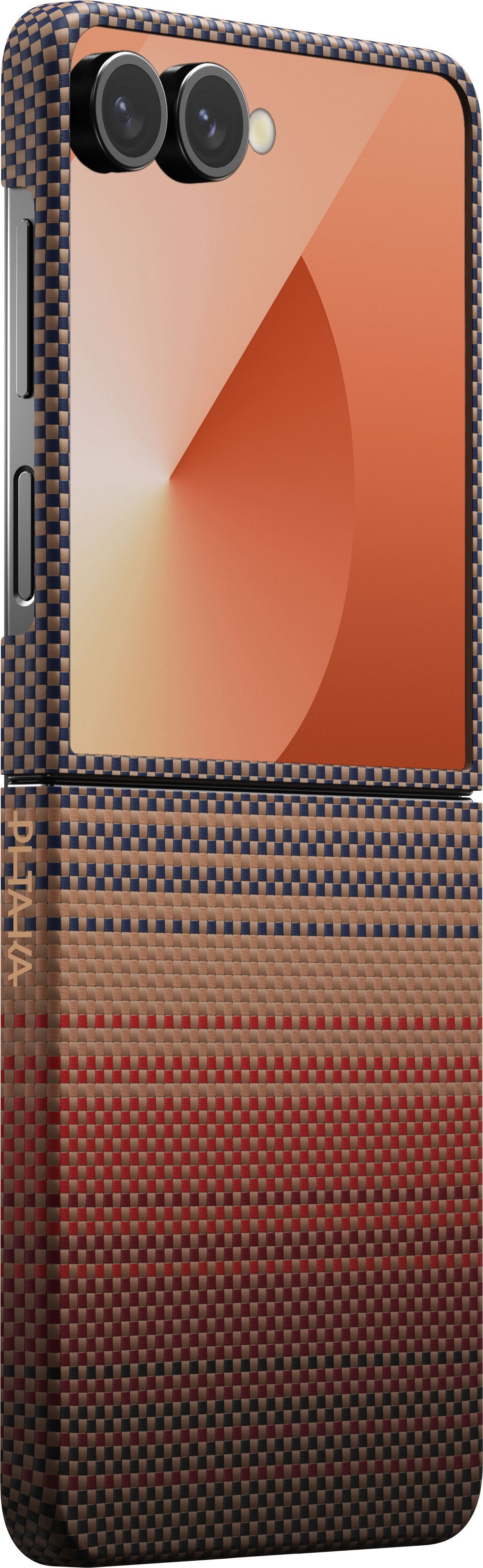 Pitaka Ultra-Slim Case для Galaxy Z Flip7, коричневый (FSFLIP7)