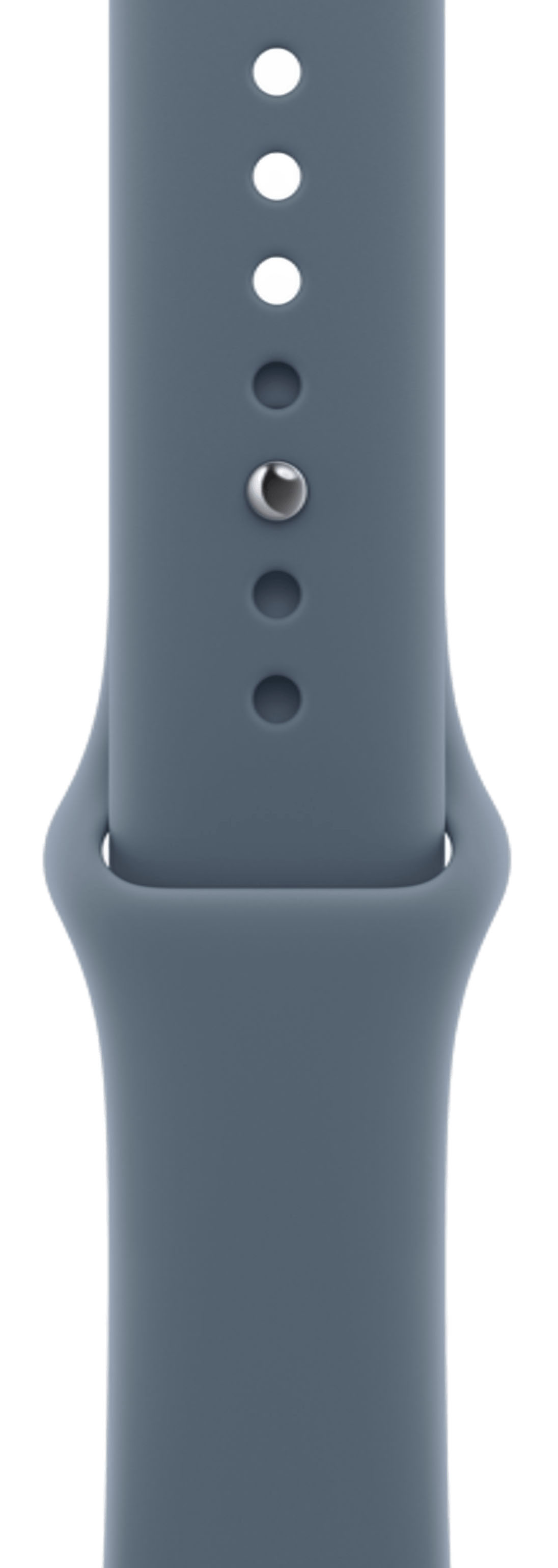 Apple Watch Series 11 46mm Silver Aluminum Case with Sport Band Anchor Blue