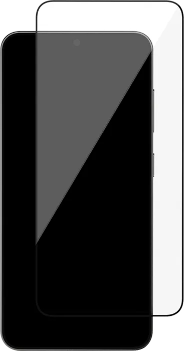 Защитное стекло uBear Extreme Nano Shield Samsung для Galaxy S25, с черной рамкой (GL191BL03AN63-SS25)
