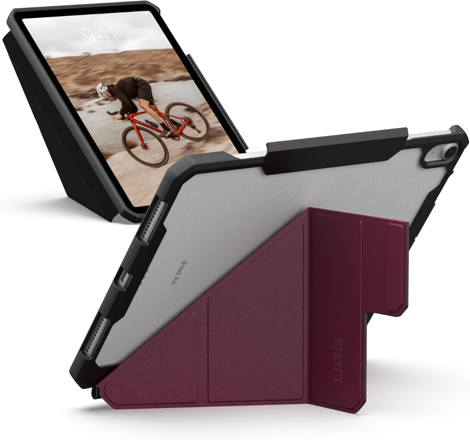 Чехол UAG Essential Armor для iPad Air 11 (2024-2025), бордовый (Bordeaux) 124474119049