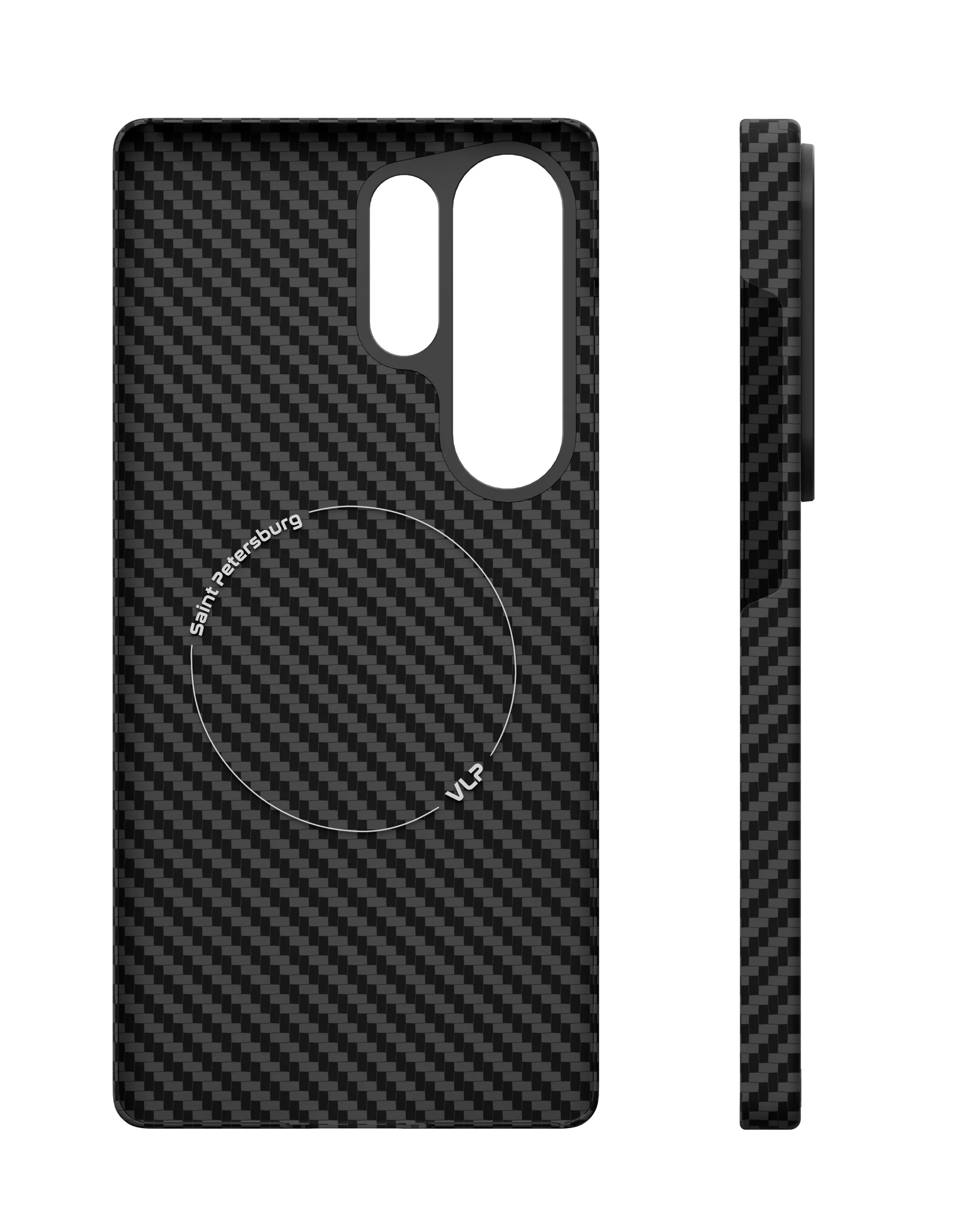 Чехол VLP Kevlar Case с MagSafe для Samsung S25 Ultra, черный (1058050)
