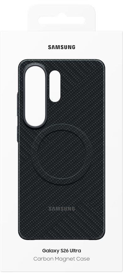 Samsung Carbon Magnet Case для Galaxy S26 Ultra, черный (EF-KS948SNEGRU)