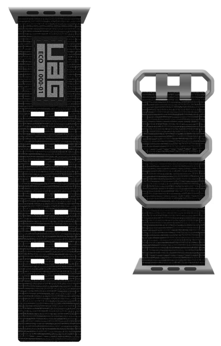 Ремешок UAG Metropolis Strap для Apple Watch 49/46/45/44/42, черный (Black) (194159114040)