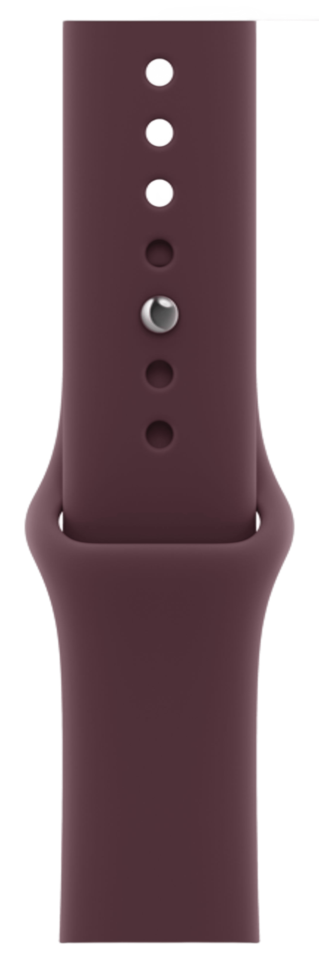 Apple Watch Series 12 42mm Black Aluminum Case with Sport Band Burgundy