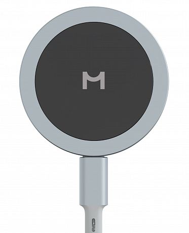 Беспроводное зарядное устройство Magssory Coin USB-C WCH015, темно-серый