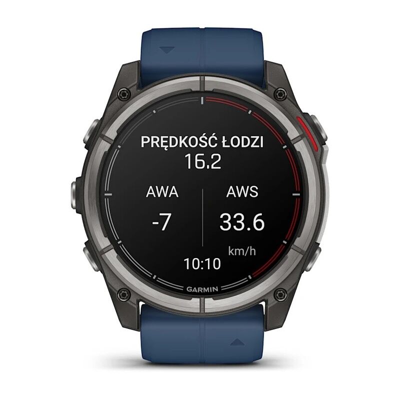 Garmin Quatix 8 51 mm AMOLED Sapphire, Titanium, черный (010-02905-91)