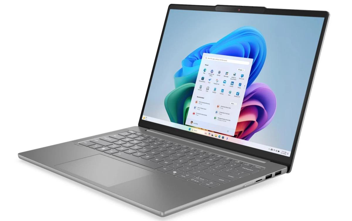 Ноутбук Lenovo IdeaPad Slim 5 14ARP10 14" (AMD Ryzen 7 7735HS, AMD Radeon 680M) 16ГБ, 512ГБ, noOS, серый (83HT003BRK)