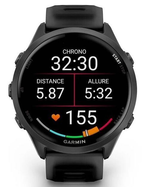 Garmin Forerunner 570 47mm, Schwarz/Schiefergrau Aluminium (010-02971-00)