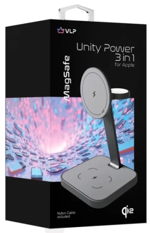 Беспроводная зарядная станция VLP MagSafe Unity Power 3в1 для Apple iPhone/AirPods/Watch