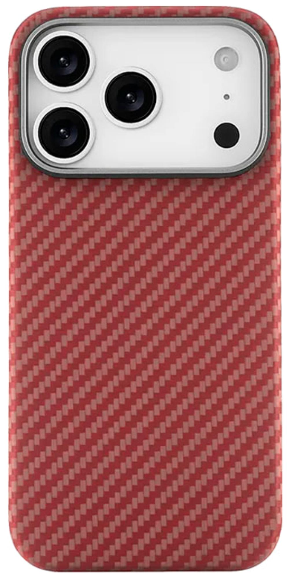 Чехол uBear Supreme Case Kevlar с Magsafe для iPhone 17 Pro Max, оранжевый (CS603OR69PSP-I25M)